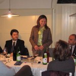 Cena a Montefalco con l’onorevole Gianpiero Bocci e la senatrice Anna Rita Fioroni